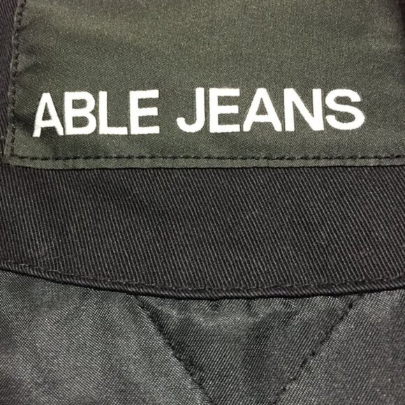ABLE JEANS LONG METALLIC DENIM JACKETS SIZE M - Picture 10 of 10